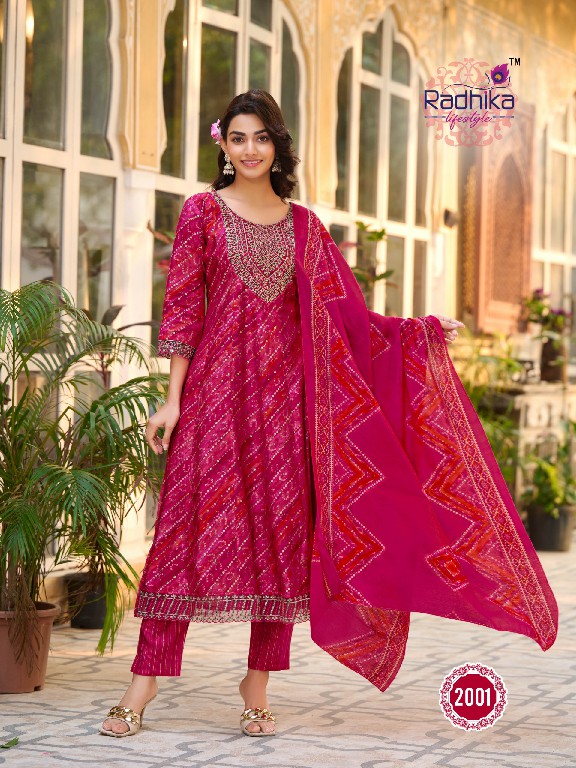 Radhika Kalki Vol-2 Wholesale Kurti Gown With Pant And Dupatta
