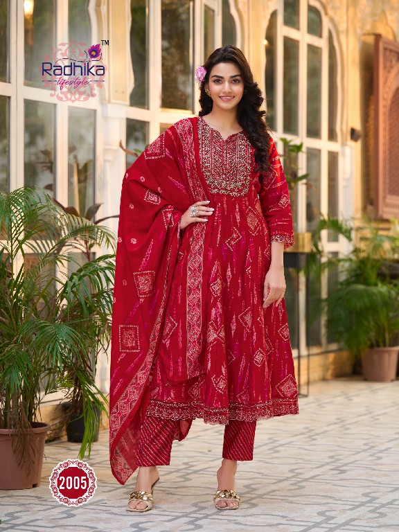Radhika Kalki Vol-2 Wholesale Kurti Gown With Pant And Dupatta