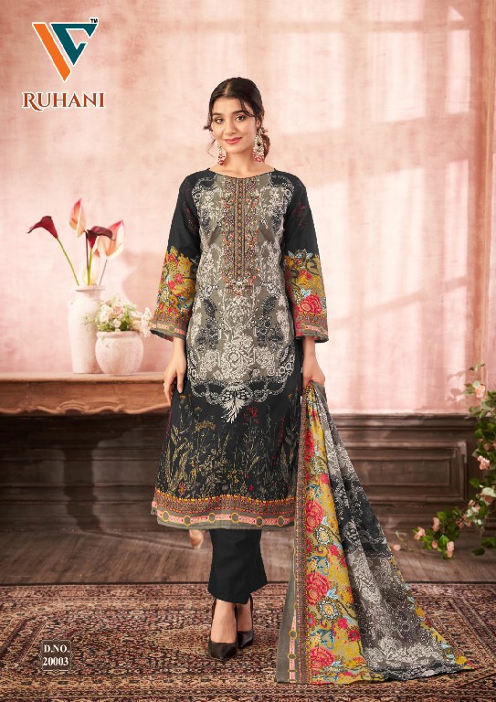 Vandana Ruhani Vol-20 Wholesale Embroidery Neck Work Dress Material