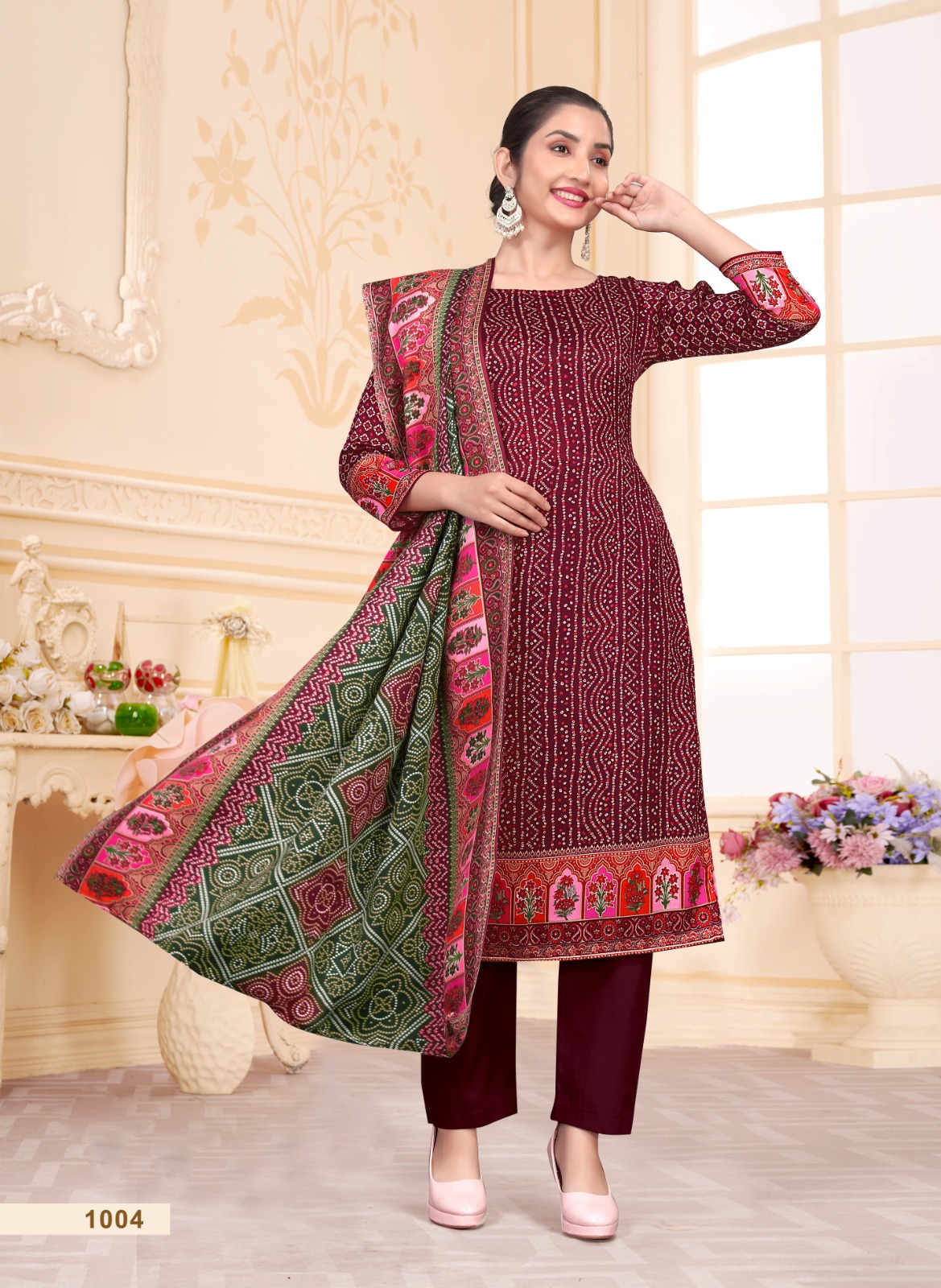 SAT Pashmina Shawl Suit Vol-18 Wholesale Pashmina Winter Dress Material