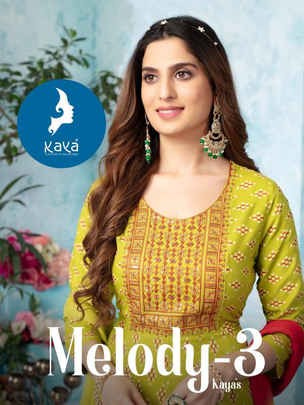 melody vol 3 by kaya new trendy plus size fullstitch frock style suits