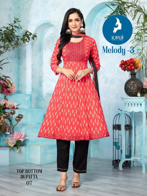 melody vol 3 by kaya new trendy plus size fullstitch frock style suits