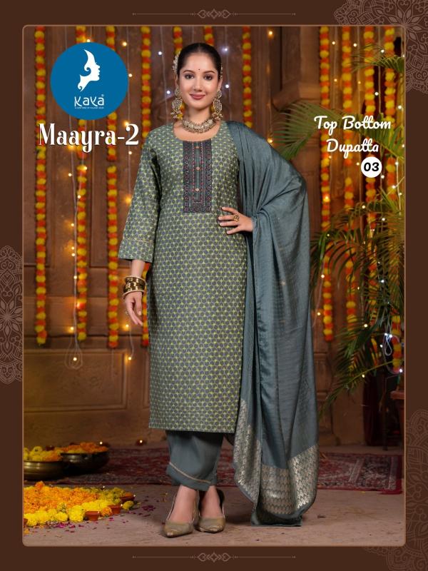 kaya maayra vol 2 attractive colour fancy big size readymade suits
