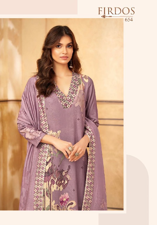 firdos by sahiba muslin silk elegant style unstitch 3pcs dress