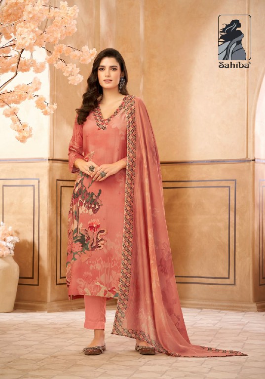 firdos by sahiba muslin silk elegant style unstitch 3pcs dress