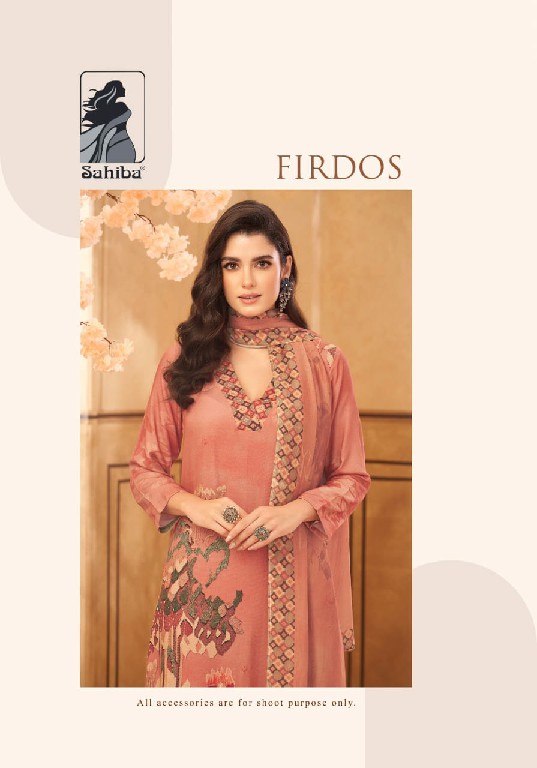 firdos by sahiba muslin silk elegant style unstitch 3pcs dress