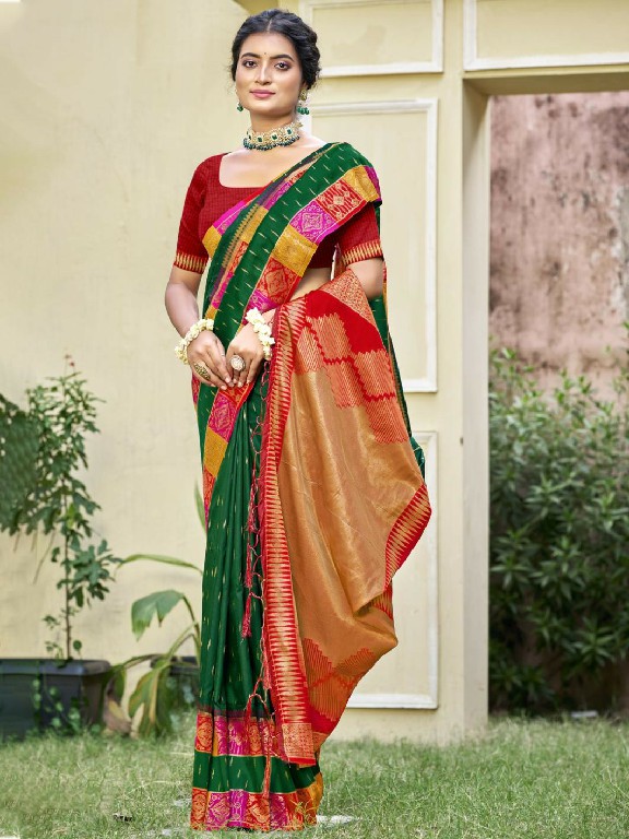 bunawat chhavi silk wedding festival wear silk fabric saree collection