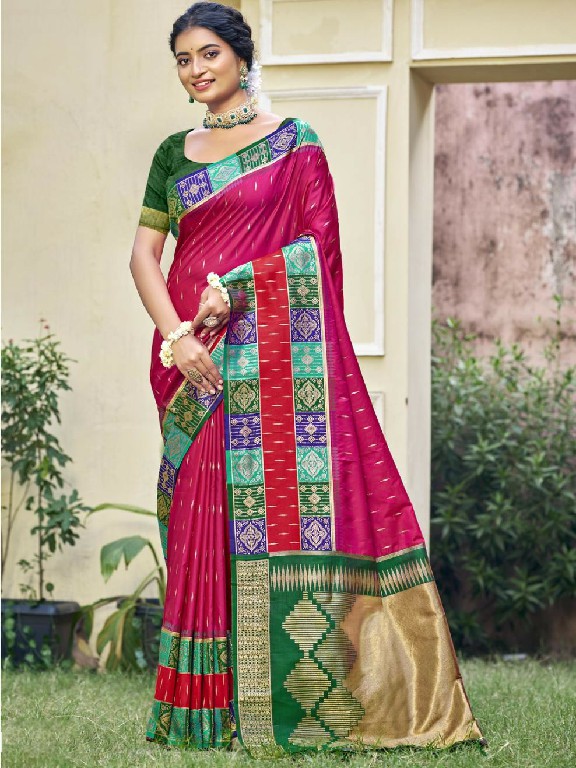 bunawat chhavi silk wedding festival wear silk fabric saree collection