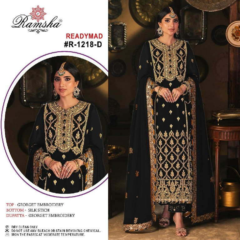 Ramsha R-1218 Wholesale Readymade Indian Pakistani Salwar Suits