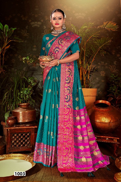 Saroj Mangalam Saroski Vol-1 Wholesale Soft Silk Ethnic Sarees