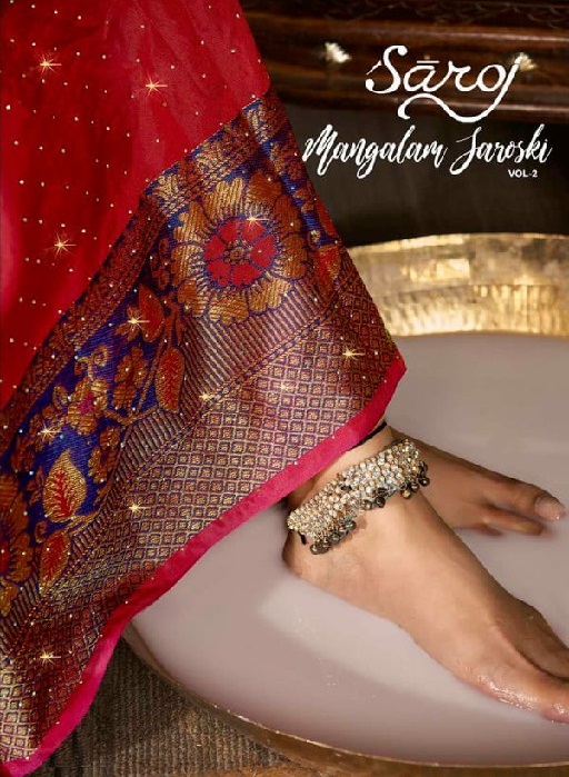 Saroj Mangalam Saroski Vol-2 Wholesale Soft Silk Ethnic Sarees