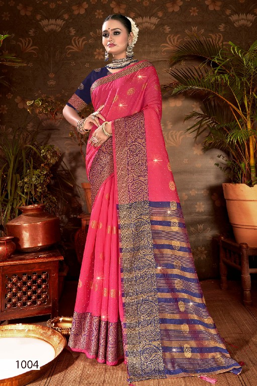 Saroj Mangalam Saroski Vol-3 Wholesale Soft Silk Ethnic Sarees