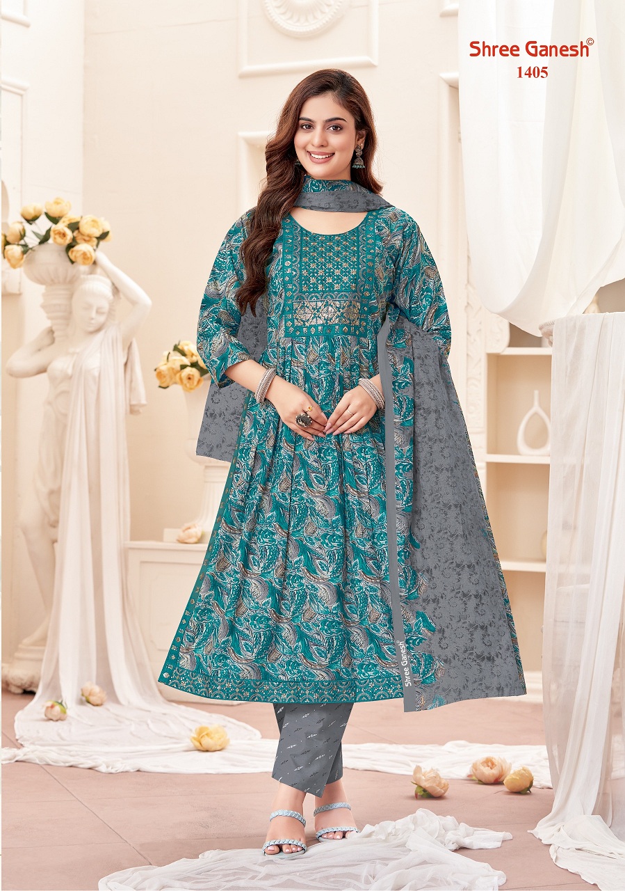 Shree Ganesh Zaara Vol-4 Wholesale Pure Cotton Nyra Stitched Salwar Suits