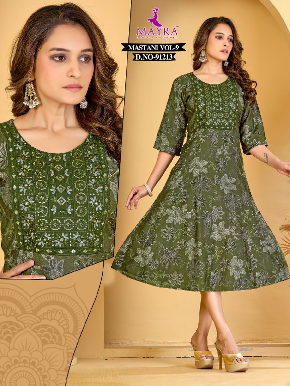 mayra fashion mastani vertican fully stitch classic long kurtis