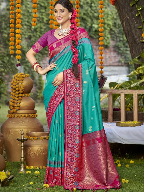 bunawat pratima silk wedding festival wear silk fabric saree collection