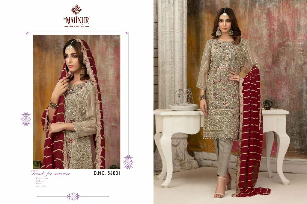 Mahnur Vol-56 Wholesale Indian Pakistani Salwar Suits