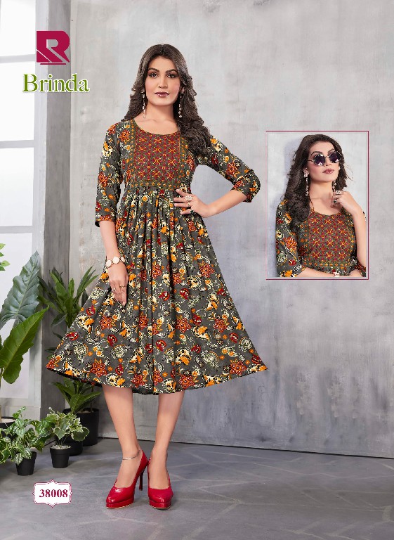 Raashi Brinda Wholesale Anarkali Styles Umbrella Kurtis