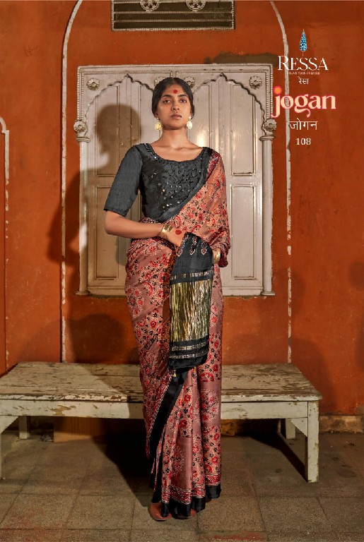 Ressa Jogan Wholesale Gajji Lagdi Patrta Festive Indian Sarees