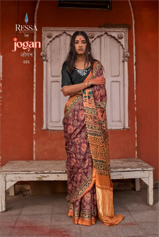 Ressa Jogan Wholesale Gajji Lagdi Patrta Festive Indian Sarees