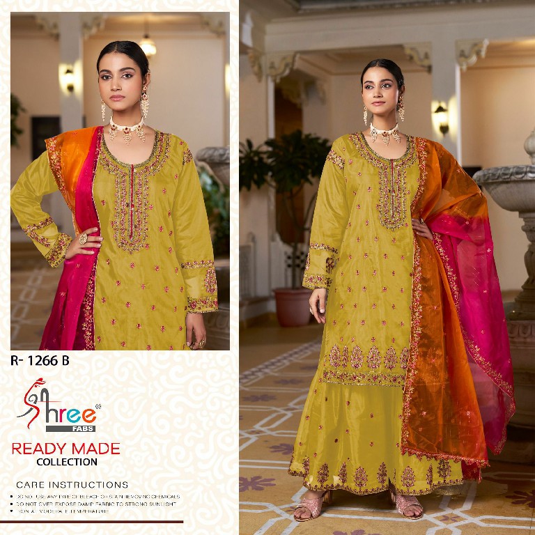 Shree Fabs R-1266 Wholesale Readymade Indian Pakistani Salwar Suits