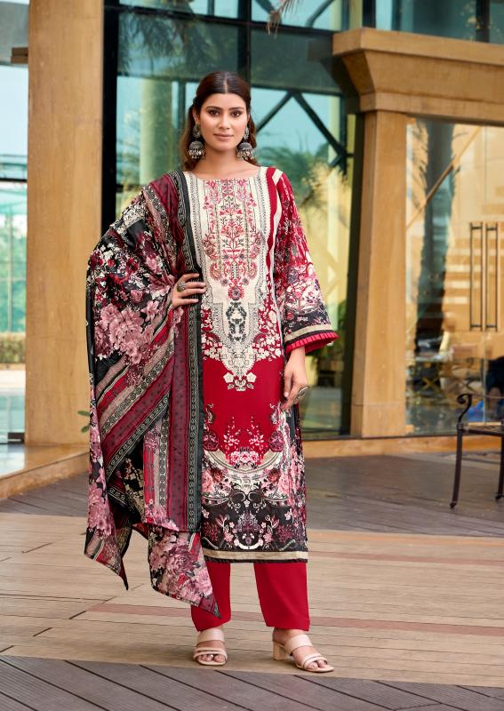 levisha launch naira nx vol 11 cemric cotton print with embroidery salwar kameez