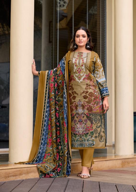levisha launch naira nx vol 11 cemric cotton print with embroidery salwar kameez