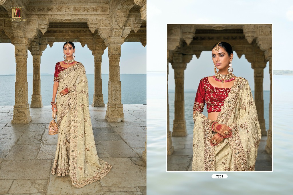 shahi poshak vol 2 by mn 7701-7711 hit design saree with blouse
