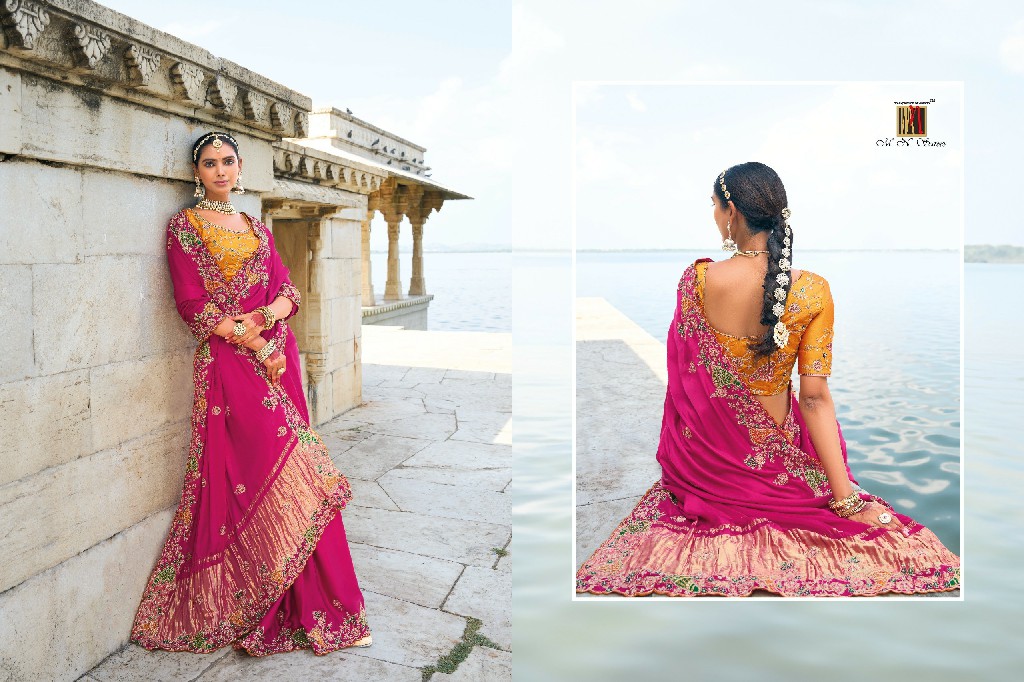 shahi poshak vol 2 by mn 7701-7711 hit design saree with blouse