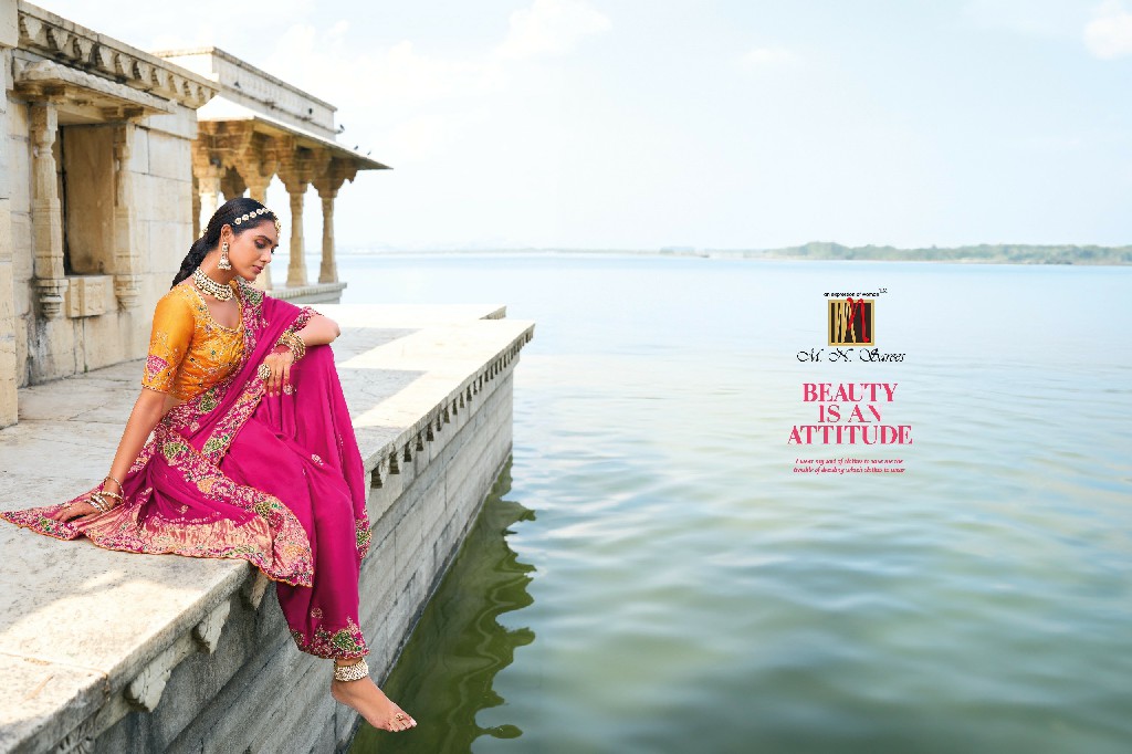 shahi poshak vol 2 by mn 7701-7711 hit design saree with blouse