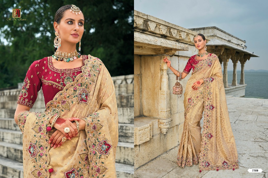 shahi poshak vol 2 by mn 7701-7711 hit design saree with blouse