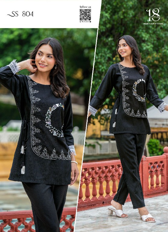 sho shaa vol 8 by 18 attitude readymade premium viscose cord-sets