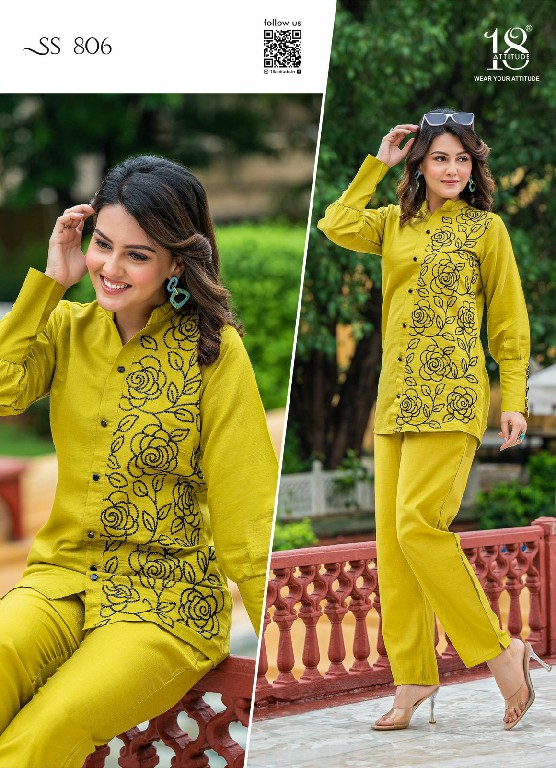 sho shaa vol 8 by 18 attitude readymade premium viscose cord-sets