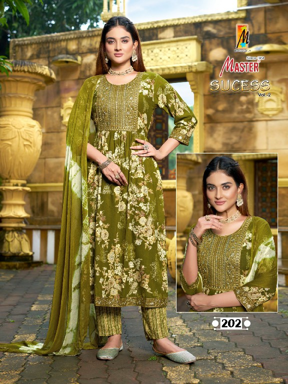 master sucess vol 2 rayon attractive look fully stitch dress