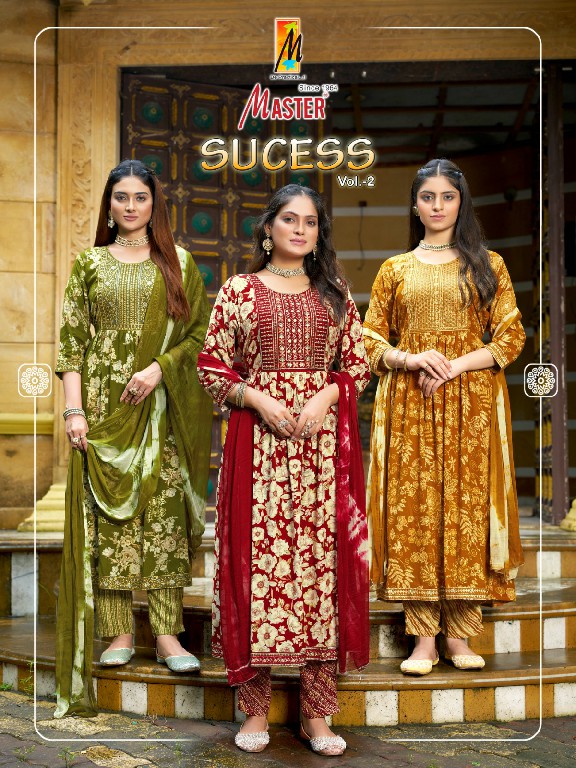 master sucess vol 2 rayon attractive look fully stitch dress