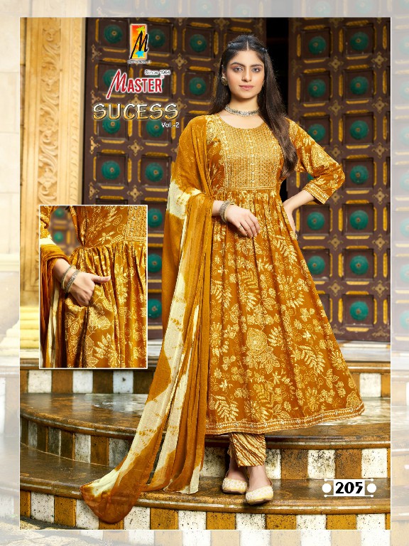 master sucess vol 2 rayon attractive look fully stitch dress