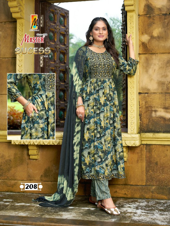 master sucess vol 2 rayon attractive look fully stitch dress