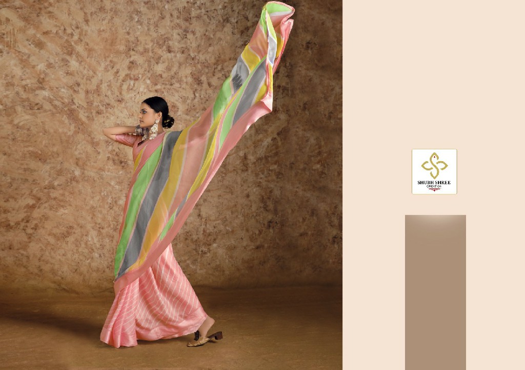 suhana chiffon by shubh shree chiffon weaving stylish saree collection