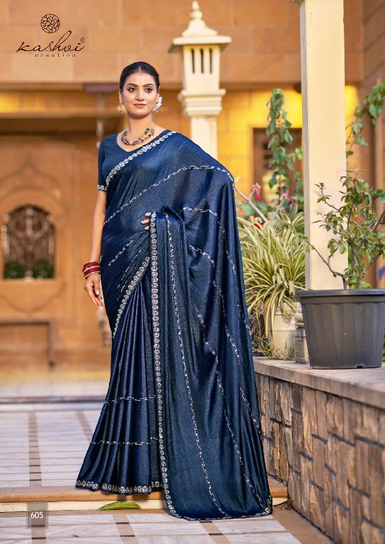 kashvi creation launch platinum vol 6 silk casual wear printed saree