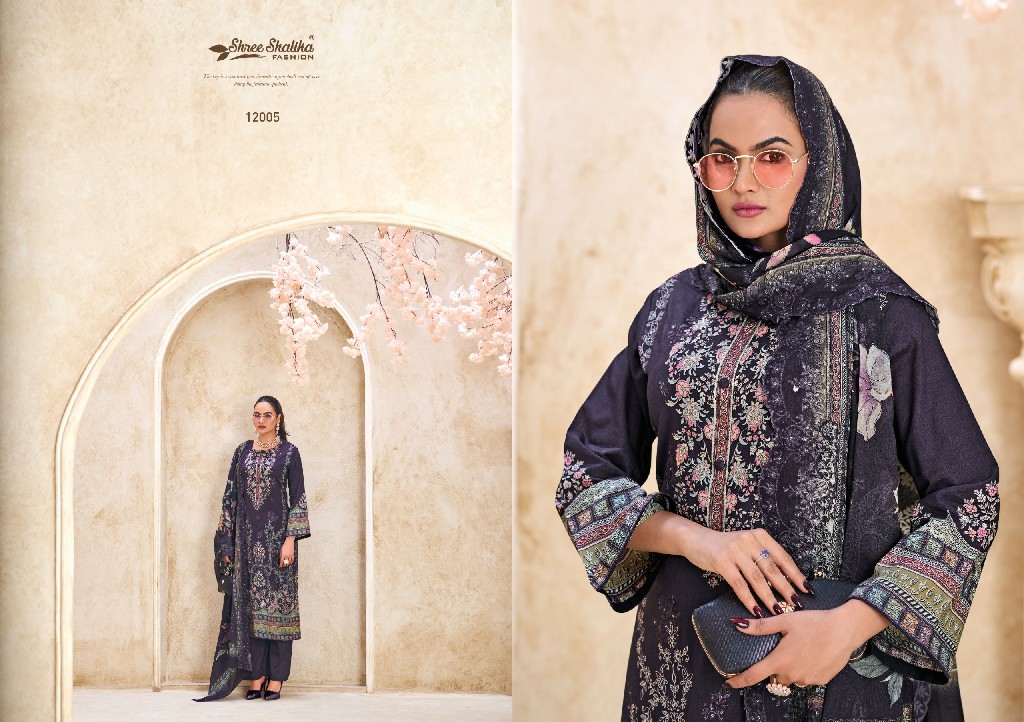 shree shalika mannat vol 12 cotton lawn printed pakistani salwar kameez