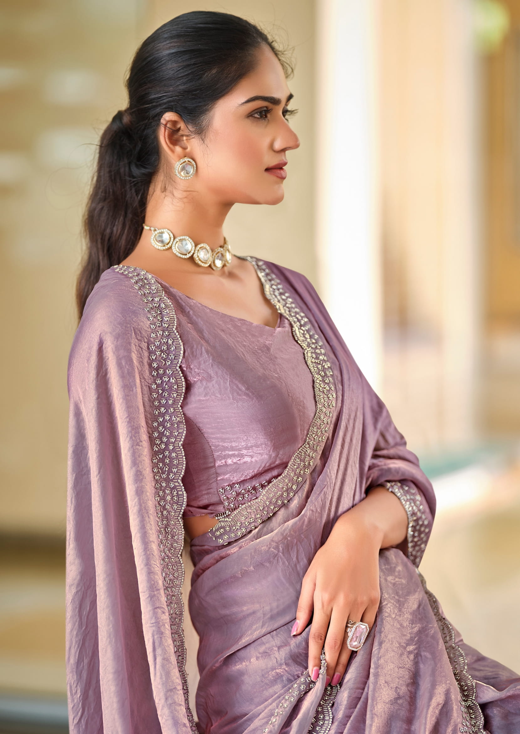 SILVER STONE VOL 1 BY KASHVI CREATION MALAI SILK HIT DESIGN SAREE