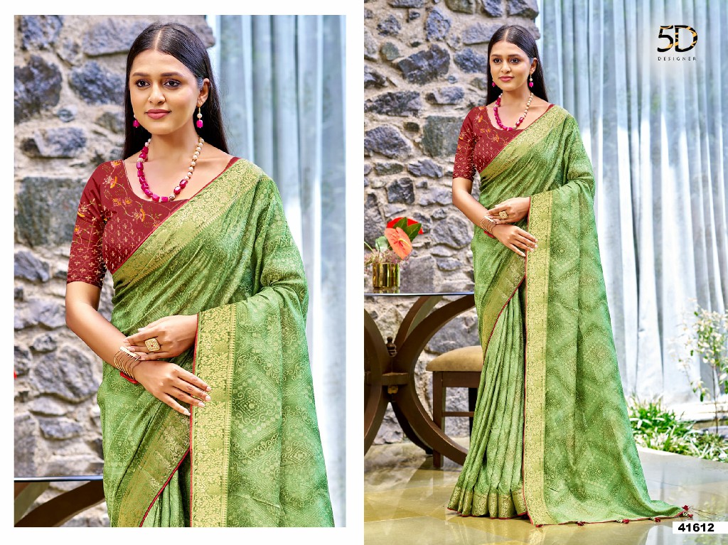 5D Designer Maala Vol-2 Wholesale Soft Silk Fabrics Sarees