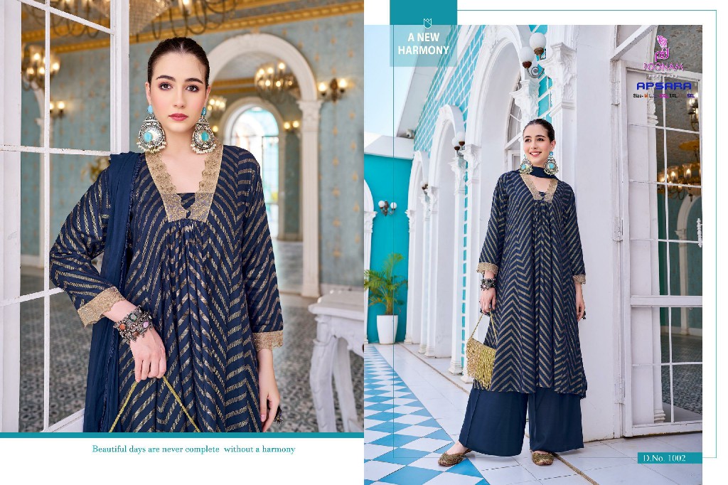Poonam Apsara Wholesale Pure Rayon Gown With Pant And Dupatta