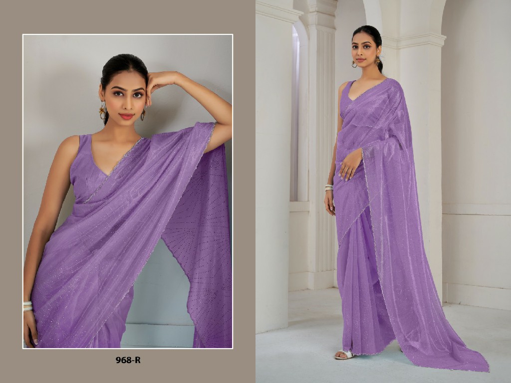 Mehak 968A To 968R Colour Wholesale Party Wear Ethnic Sarees