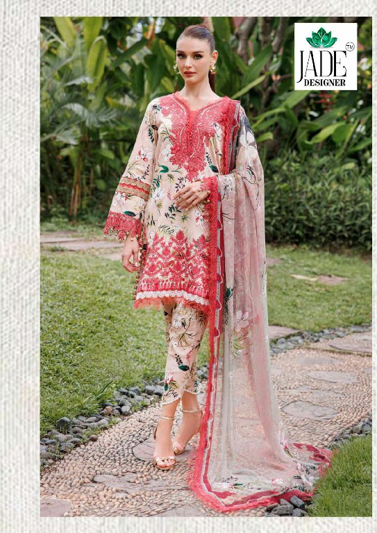 Jade Crimson Exclusive Heavy Lawn Vol-12 Wholesale Printed Dress Material