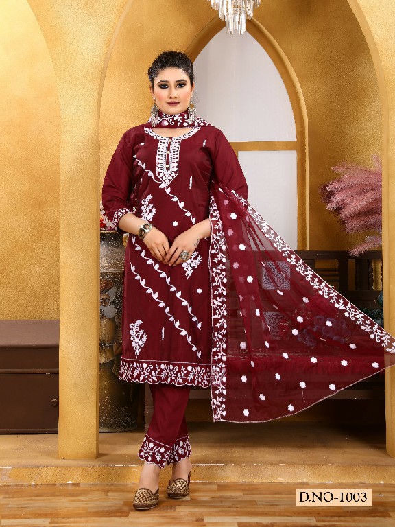 Krishna Trendz Summer Special Vol-4 Wholesale Roman Silk Kurti With Pant And Dupatta