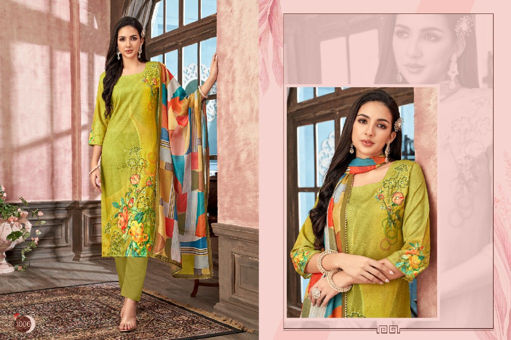 Khushi Aarvi Wholesale Kurti With Pant And Digital Print Dupatta Set