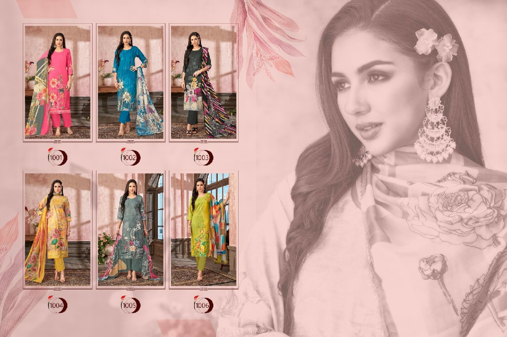 Khushi Aarvi Wholesale Kurti With Pant And Digital Print Dupatta Set