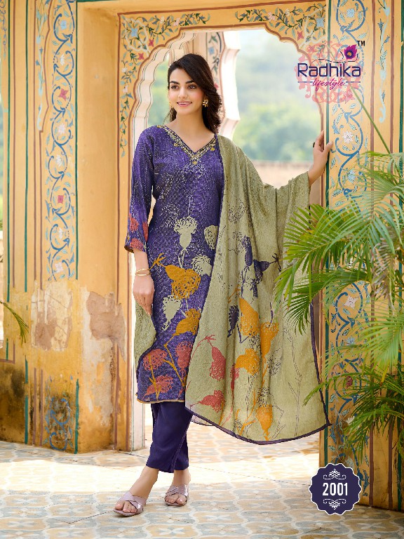 radhika lifestyle festive dairies vol 2 fullstitch muslin print ladies suits