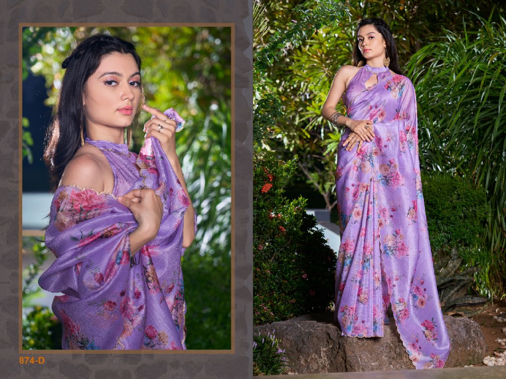 Mehak 874A To 874F Colour Wholesale Party Wear Ethnic Sarees