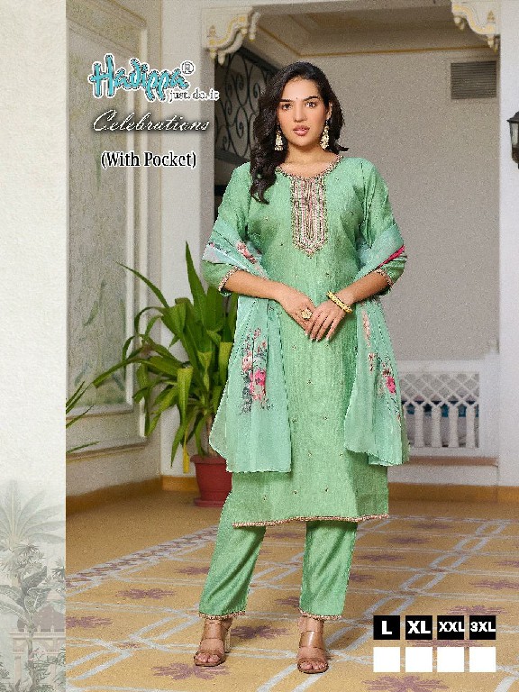 Hadippa Celebrations Vol-1 Wholesale Heavy Vetican Fabrics Readymade Suits